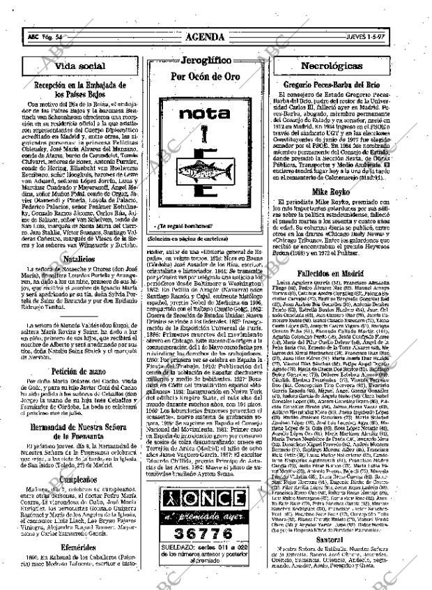 ABC MADRID 01-05-1997 página 54