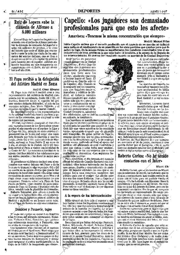 ABC MADRID 01-05-1997 página 86