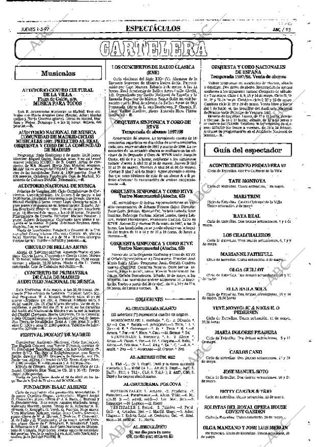 ABC MADRID 01-05-1997 página 93