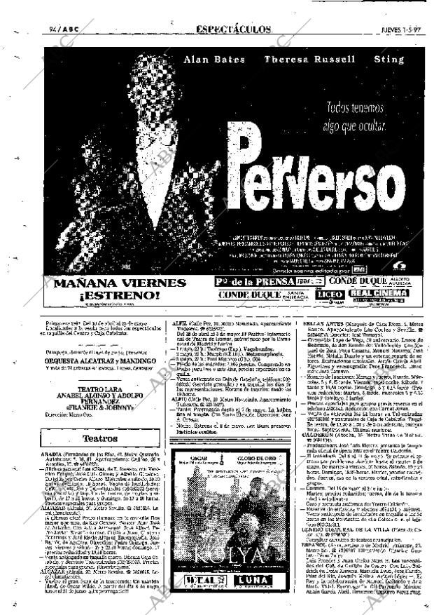 ABC MADRID 01-05-1997 página 94