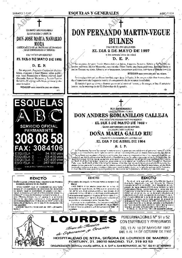 ABC MADRID 03-05-1997 página 109