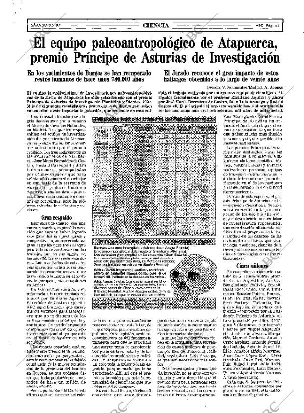 ABC MADRID 03-05-1997 página 63