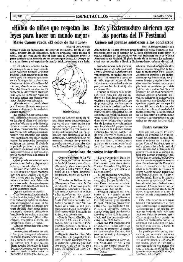 ABC MADRID 03-05-1997 página 98