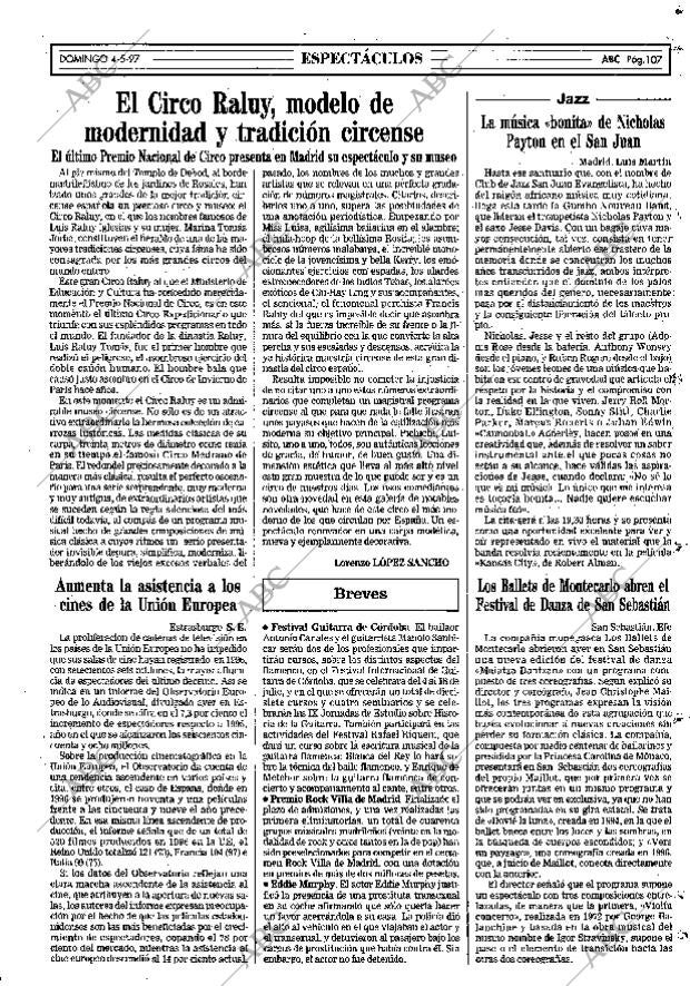 ABC MADRID 04-05-1997 página 107