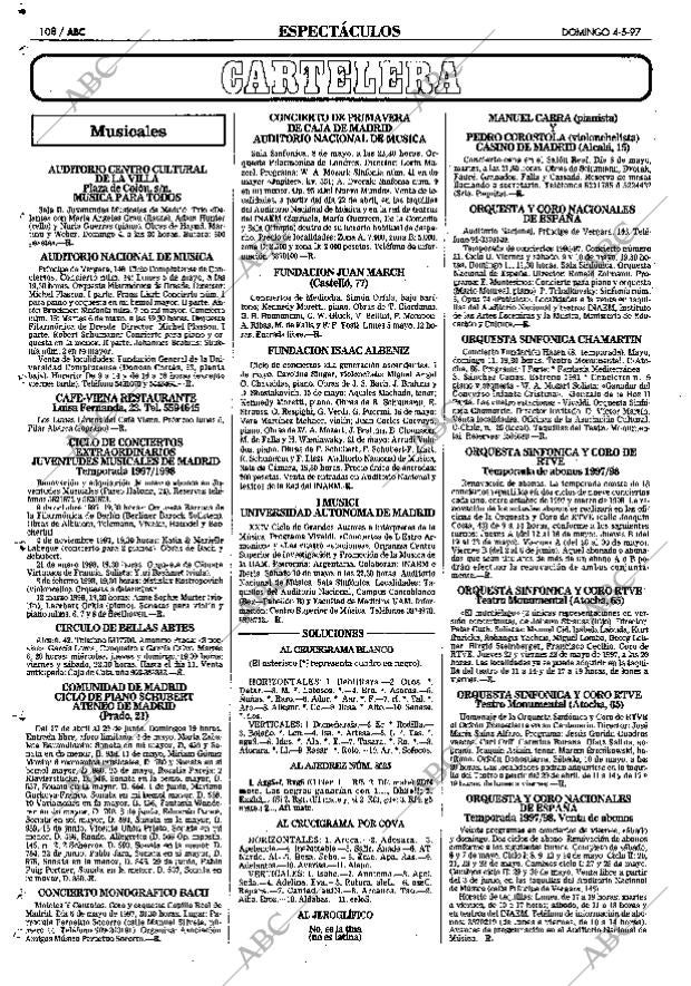 ABC MADRID 04-05-1997 página 108