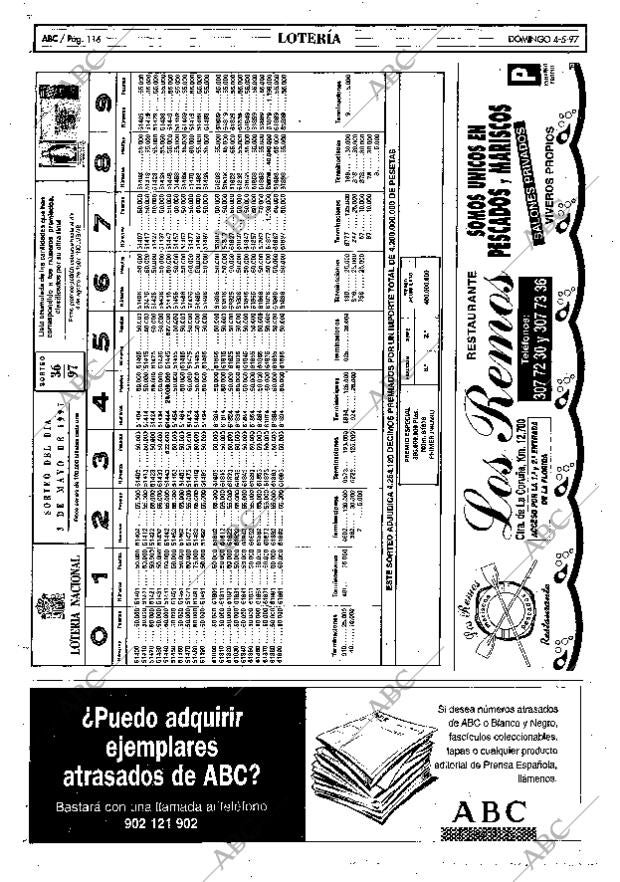 ABC MADRID 04-05-1997 página 116