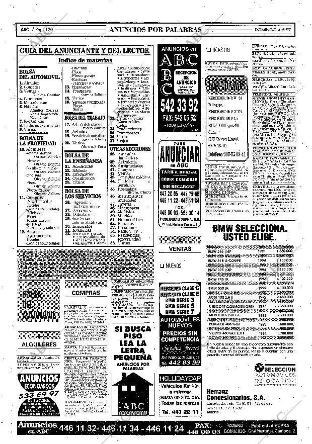 ABC MADRID 04-05-1997 página 120