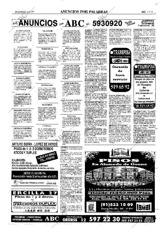 ABC MADRID 04-05-1997 página 131