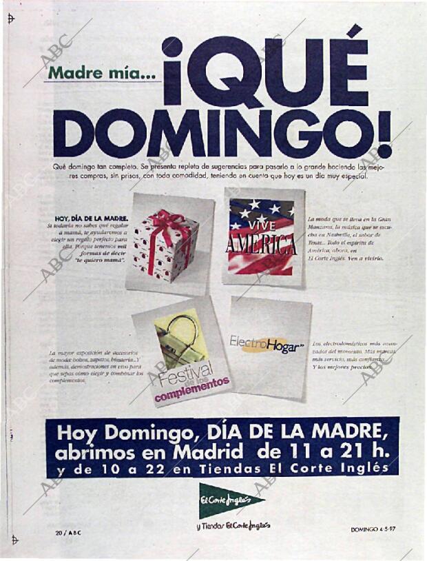 ABC MADRID 04-05-1997 página 20