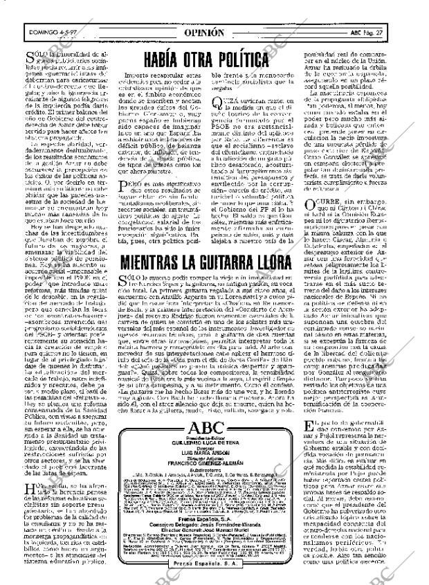 ABC MADRID 04-05-1997 página 27