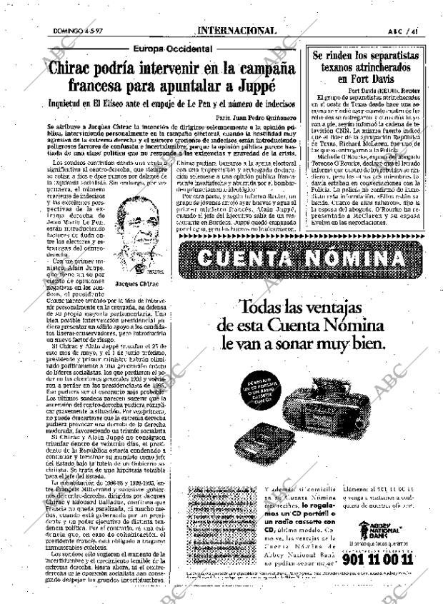 ABC MADRID 04-05-1997 página 41
