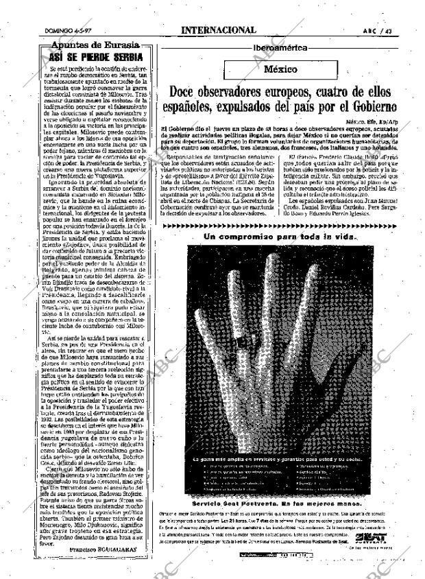 ABC MADRID 04-05-1997 página 43