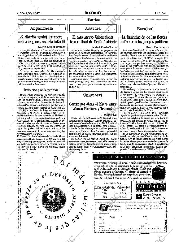 ABC MADRID 04-05-1997 página 61