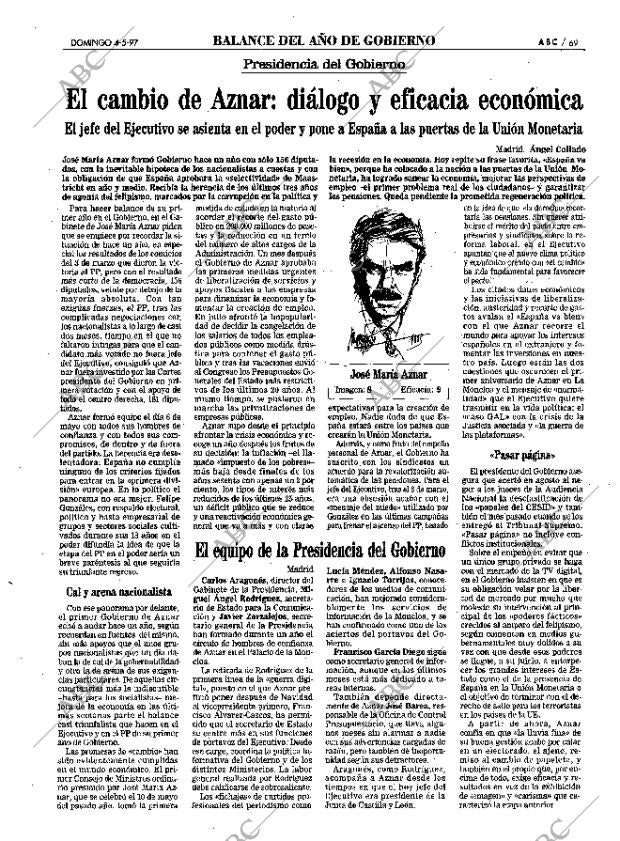 ABC MADRID 04-05-1997 página 69
