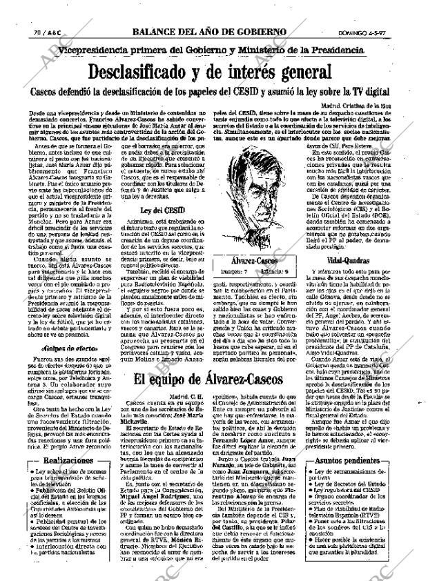 ABC MADRID 04-05-1997 página 70