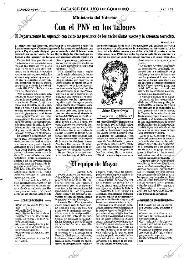 ABC MADRID 04-05-1997 página 75