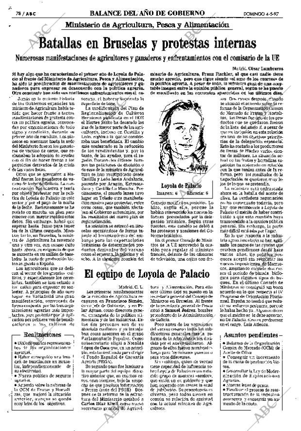 ABC MADRID 04-05-1997 página 78