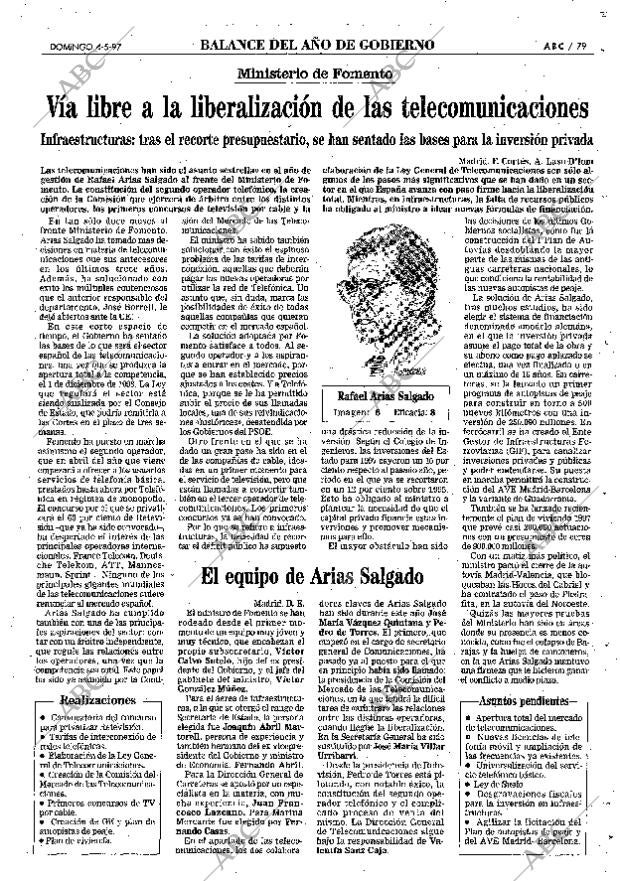 ABC MADRID 04-05-1997 página 79