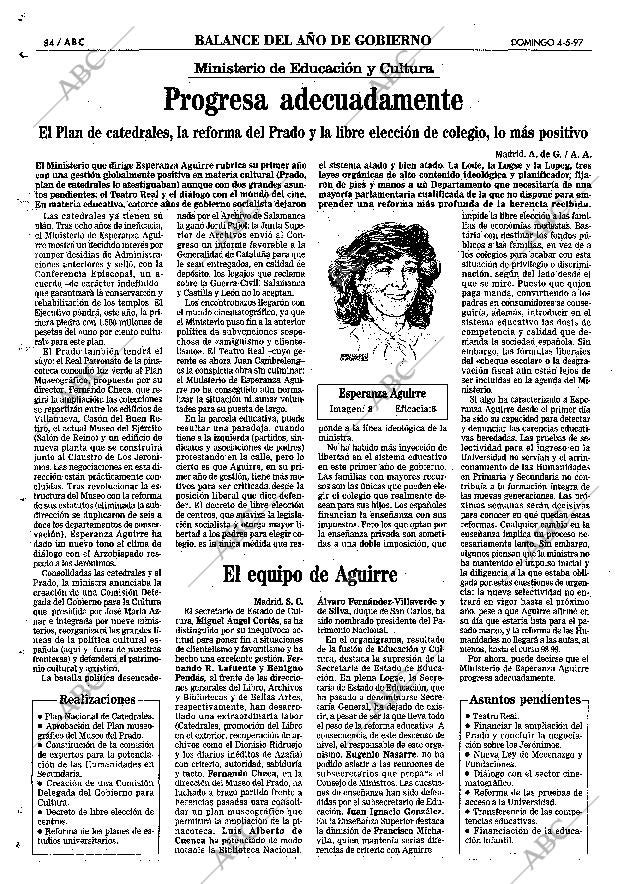 ABC MADRID 04-05-1997 página 84
