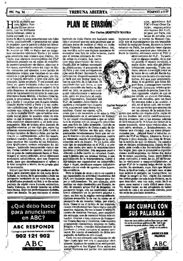 ABC MADRID 04-05-1997 página 86