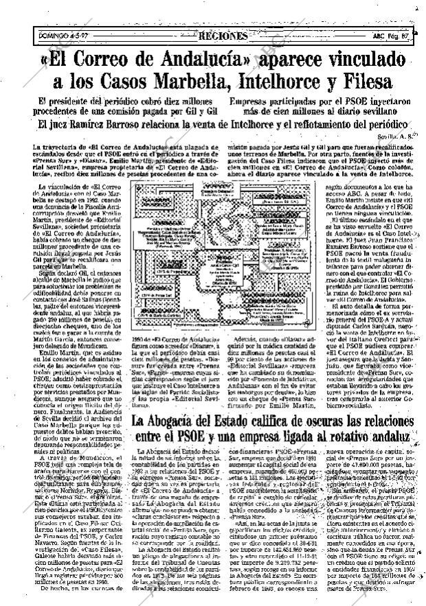ABC MADRID 04-05-1997 página 87