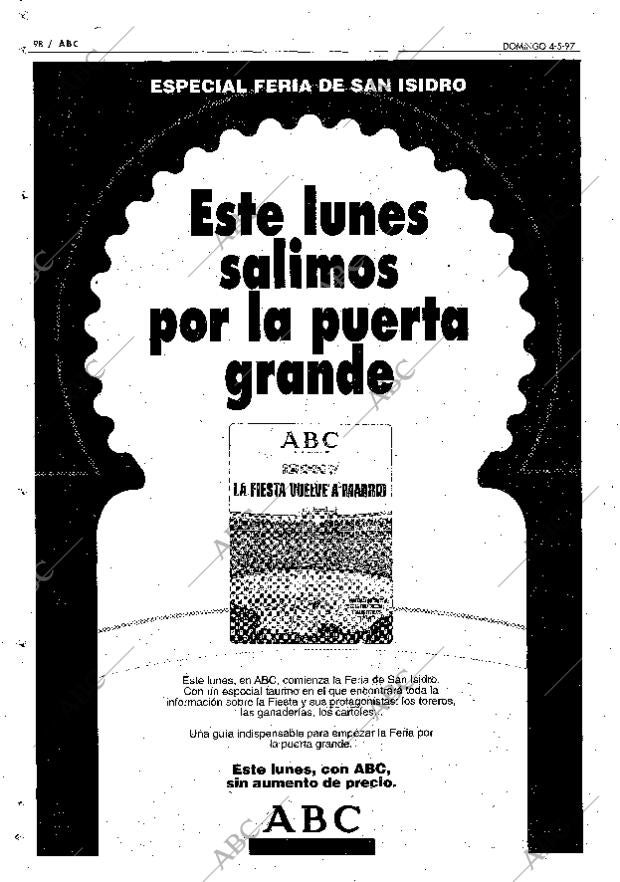 ABC MADRID 04-05-1997 página 98
