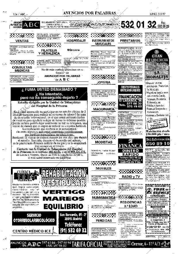 ABC MADRID 05-05-1997 página 134