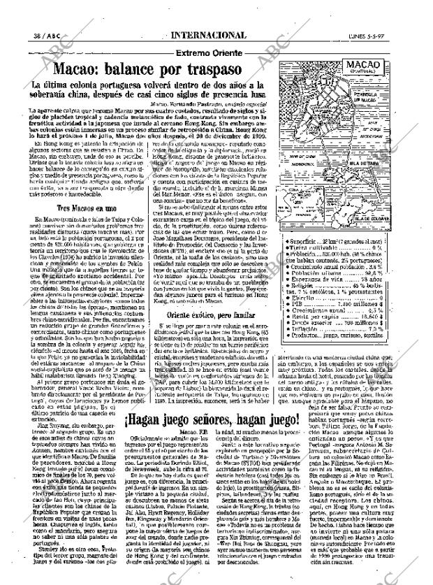 ABC MADRID 05-05-1997 página 38