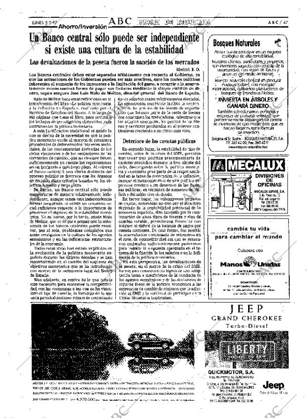 ABC MADRID 05-05-1997 página 47