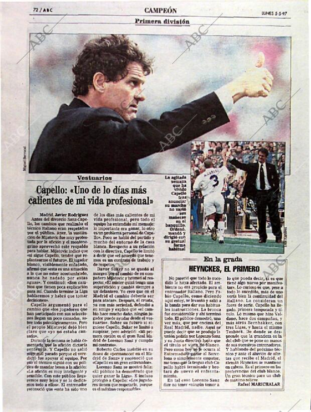 ABC MADRID 05-05-1997 página 72