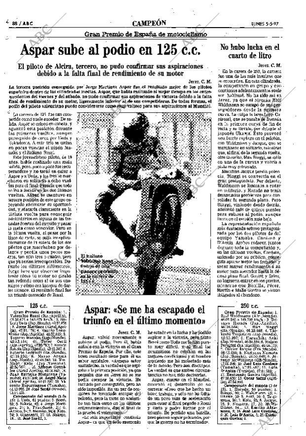 ABC MADRID 05-05-1997 página 88