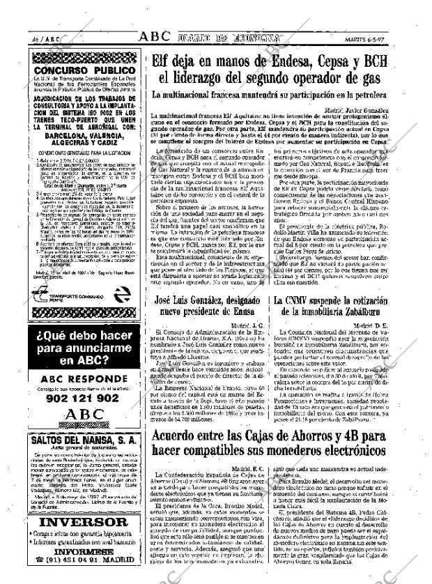 ABC MADRID 06-05-1997 página 46