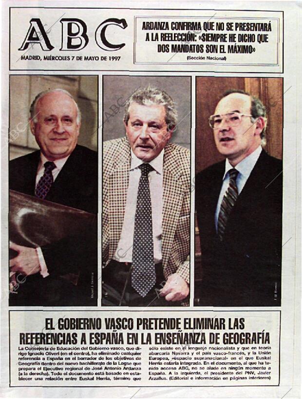 ABC MADRID 07-05-1997 página 1