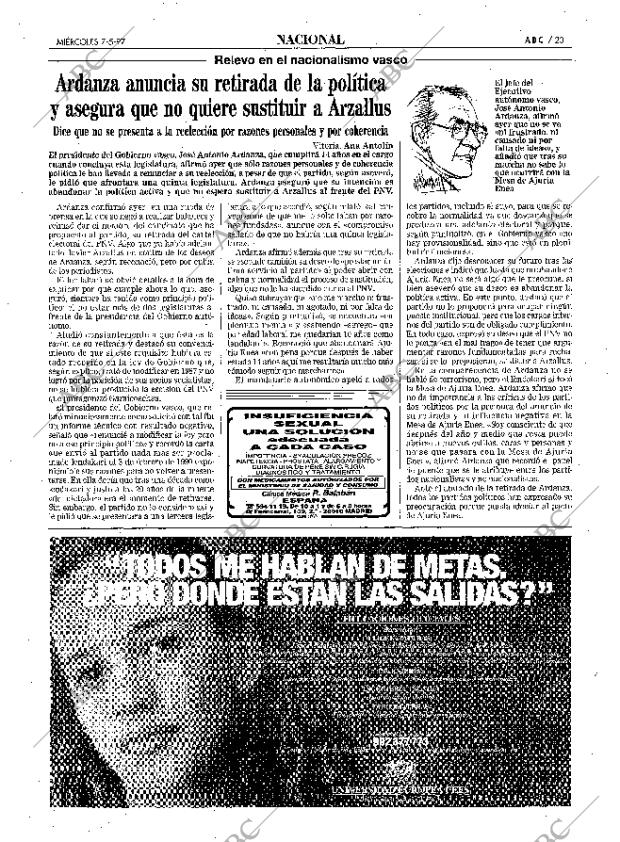 ABC MADRID 07-05-1997 página 23