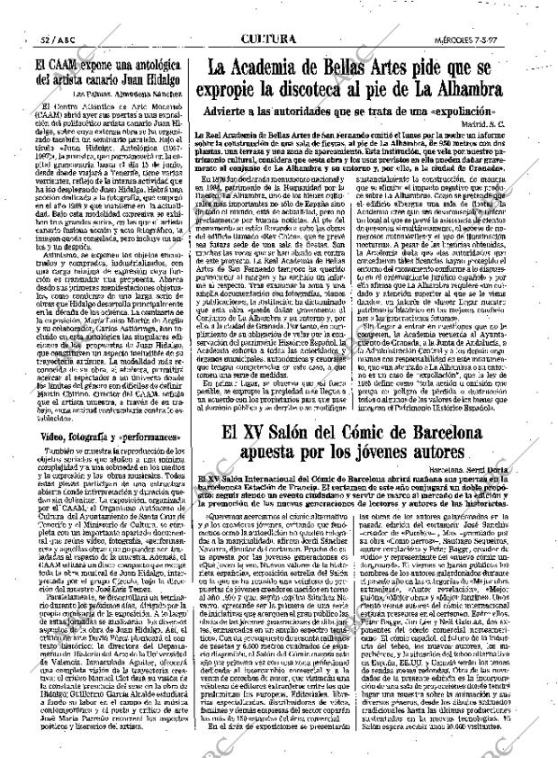 ABC MADRID 07-05-1997 página 52