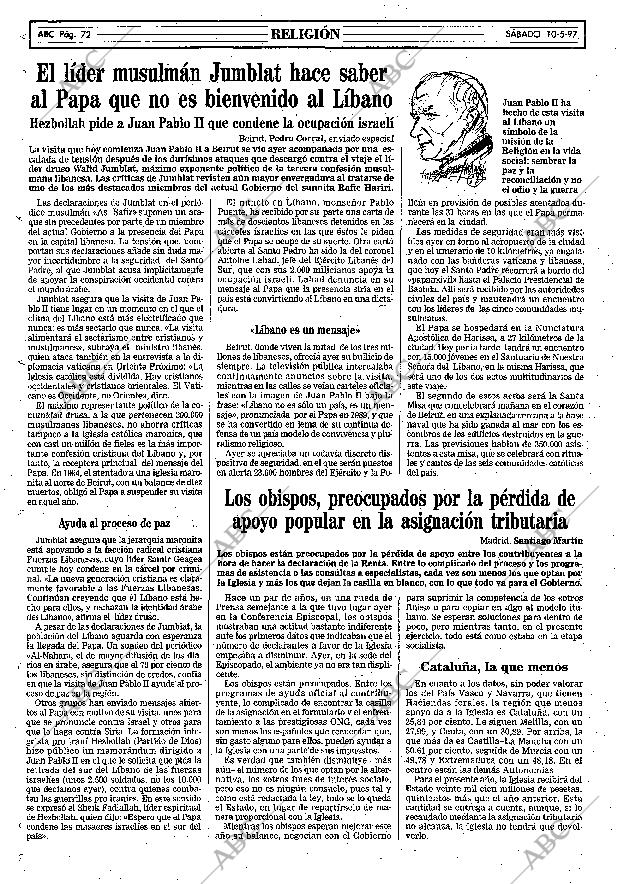ABC MADRID 10-05-1997 página 72