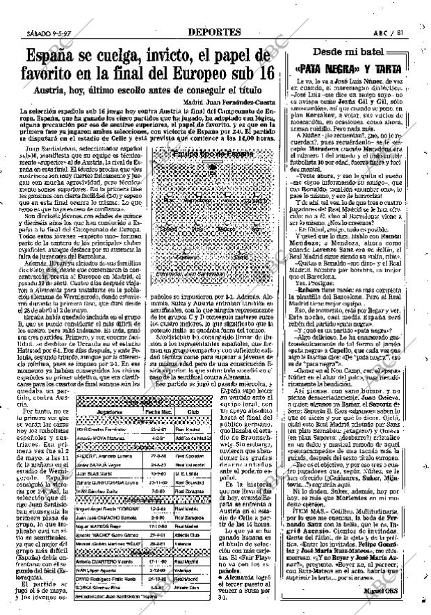 ABC MADRID 10-05-1997 página 81