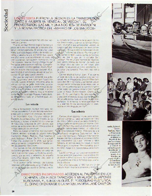 BLANCO Y NEGRO MADRID 11-05-1997 página 26