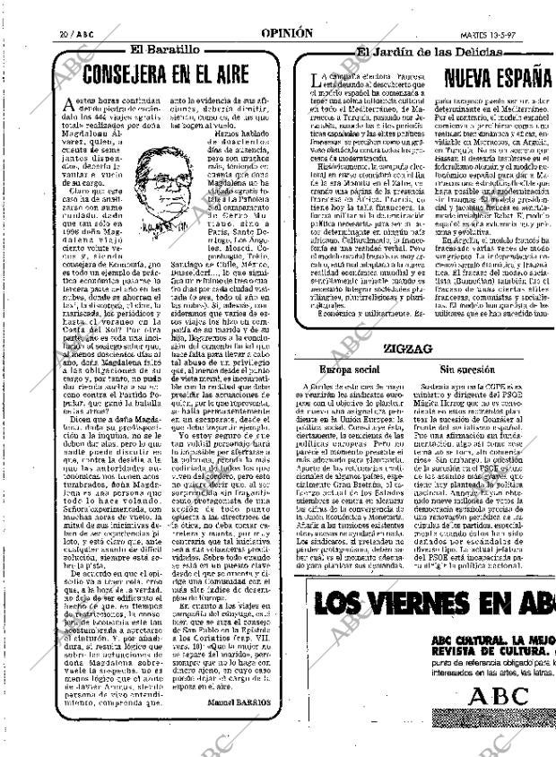 ABC SEVILLA 13-05-1997 página 20