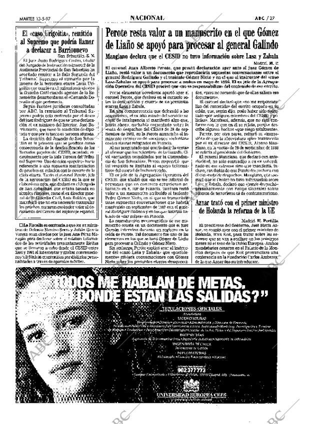 ABC SEVILLA 13-05-1997 página 27