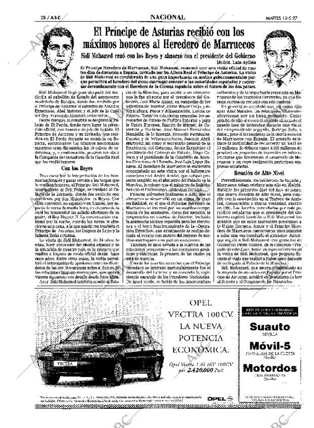 ABC SEVILLA 13-05-1997 página 28
