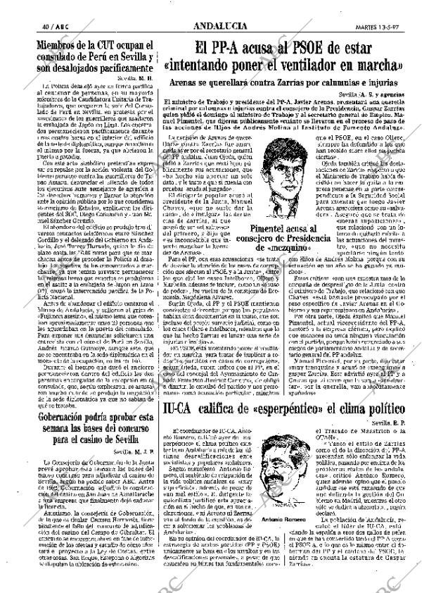 ABC SEVILLA 13-05-1997 página 40