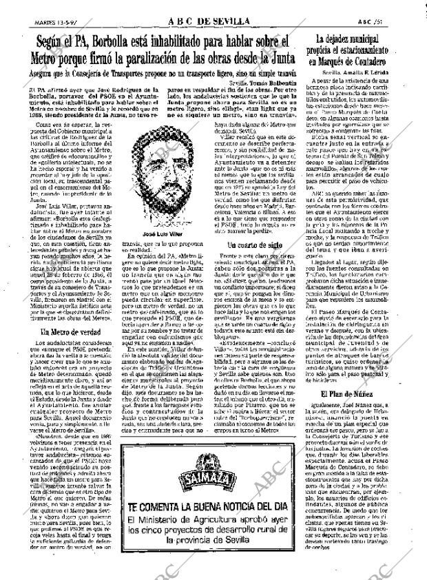 ABC SEVILLA 13-05-1997 página 51
