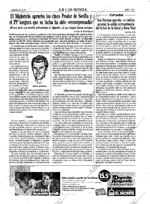 ABC SEVILLA 13-05-1997 página 53