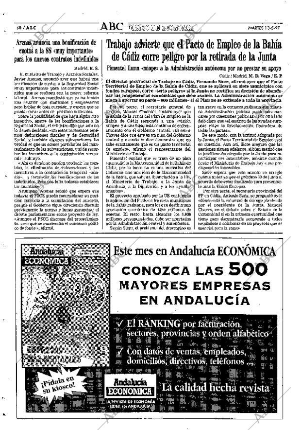 ABC SEVILLA 13-05-1997 página 68