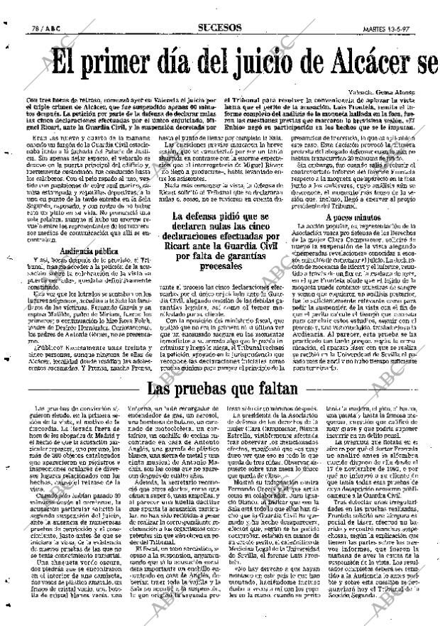 ABC SEVILLA 13-05-1997 página 78