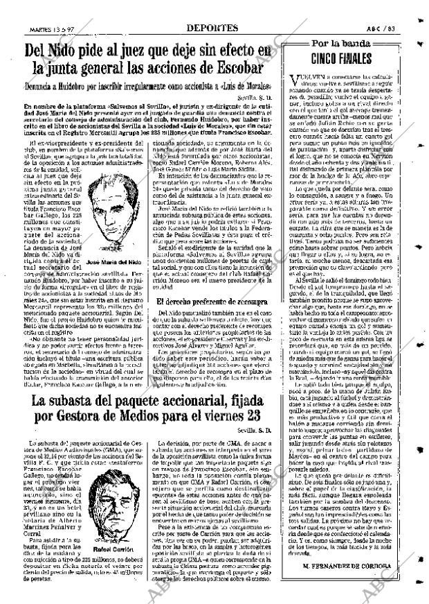 ABC SEVILLA 13-05-1997 página 83