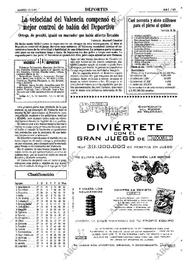 ABC SEVILLA 13-05-1997 página 85