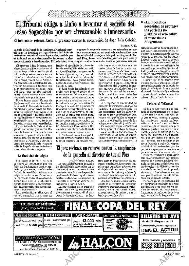 ABC SEVILLA 14-05-1997 página 109