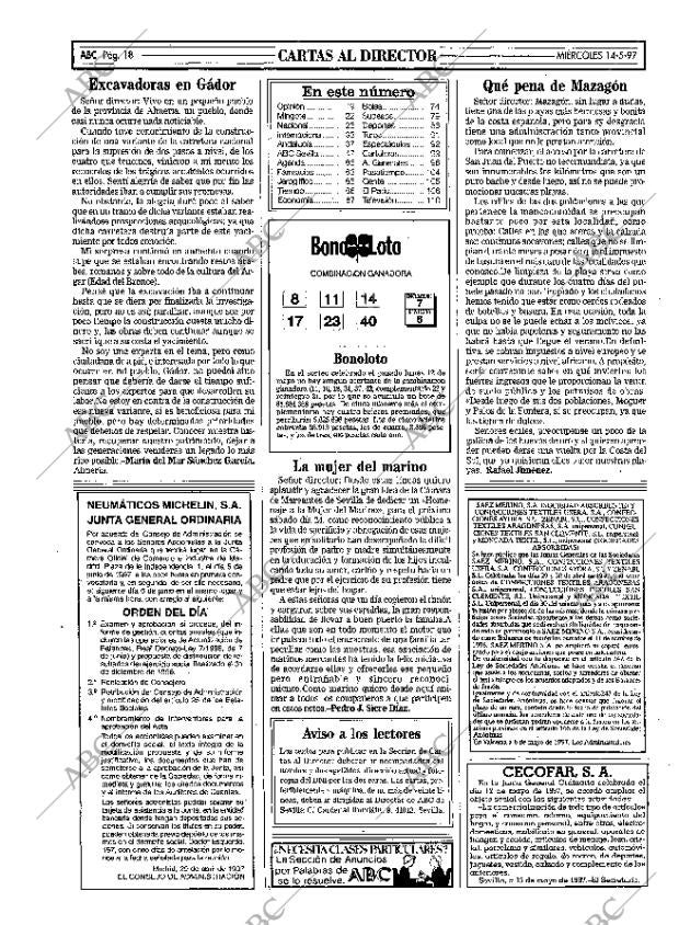 ABC SEVILLA 14-05-1997 página 18